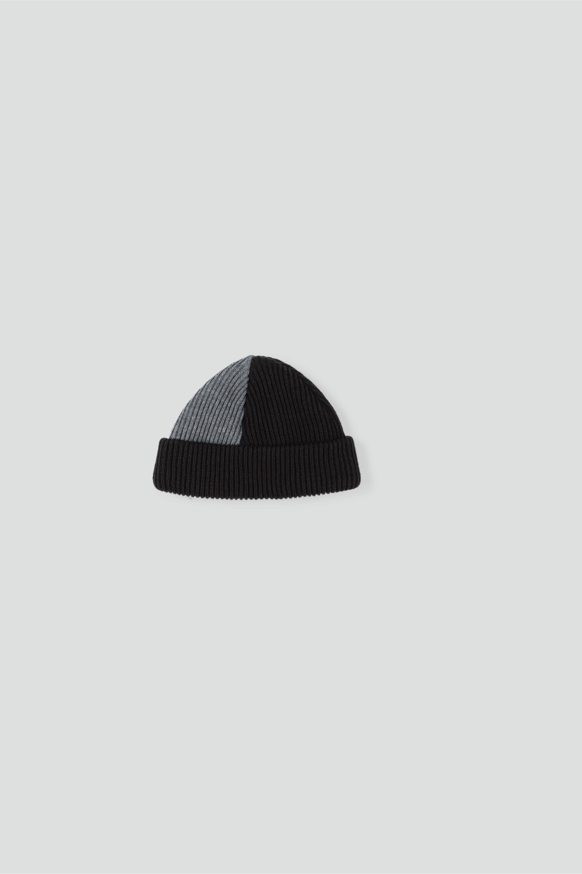 TWO TONE BLACK STORM BEANIE