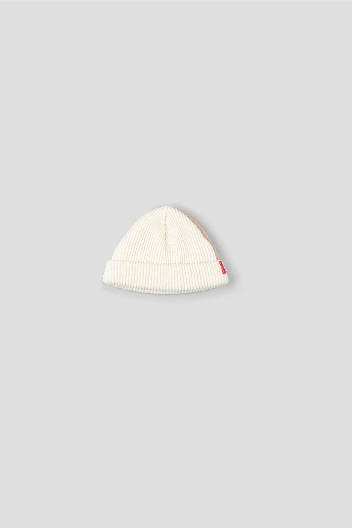 TWO TONE BEIGE STORM BEANIE