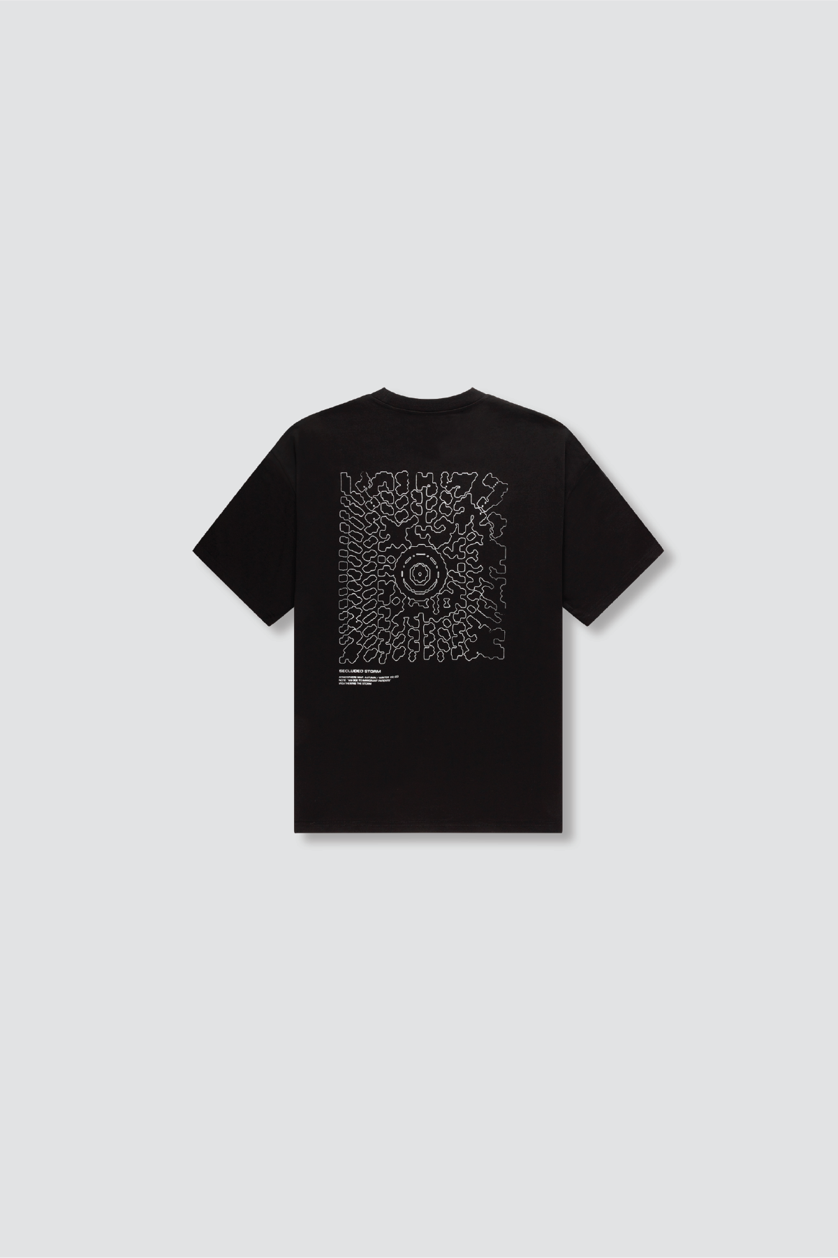 SECLUDED BLACK STORM TEE