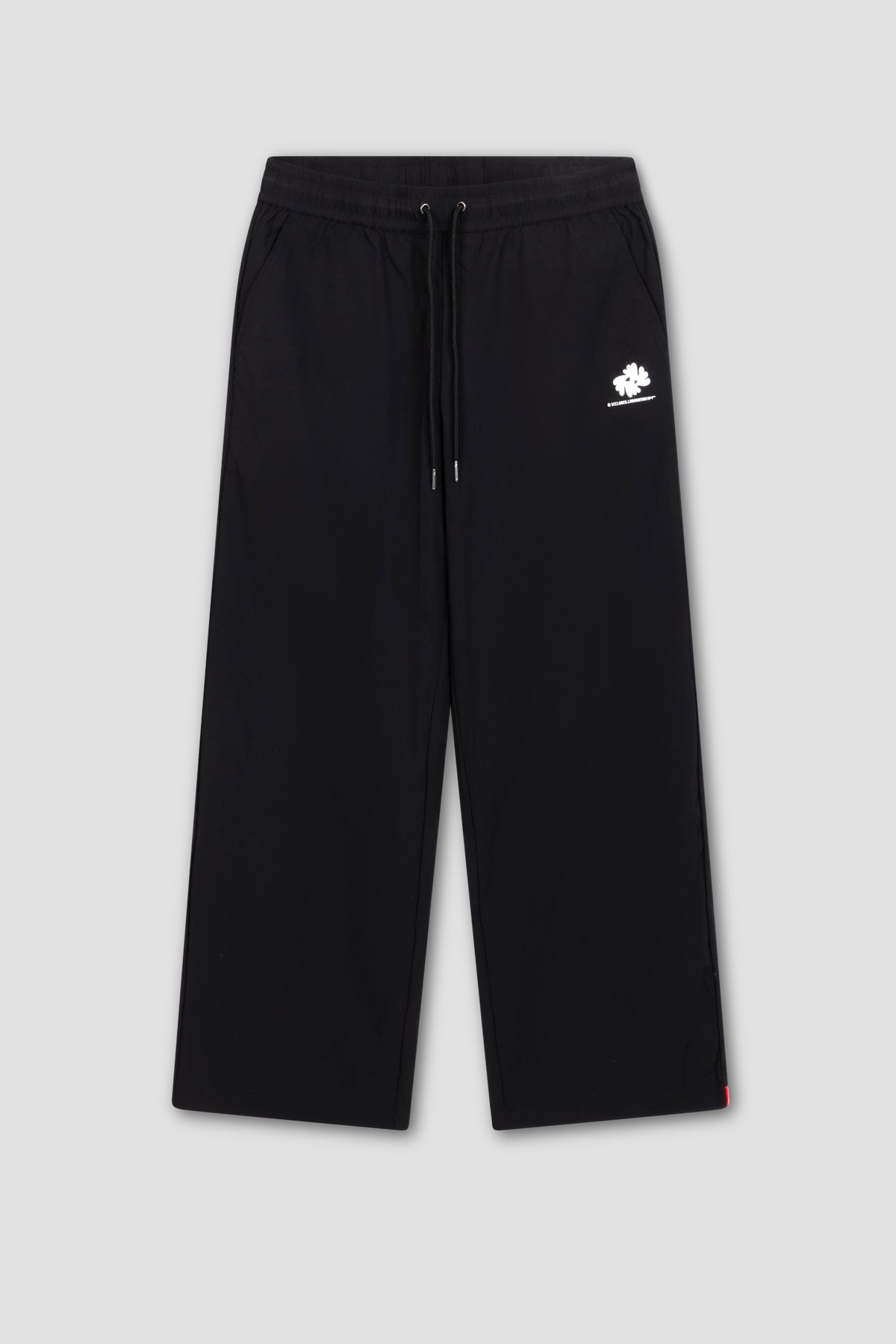 LAB NYLON RIPSTOP BLACK TROUSERS