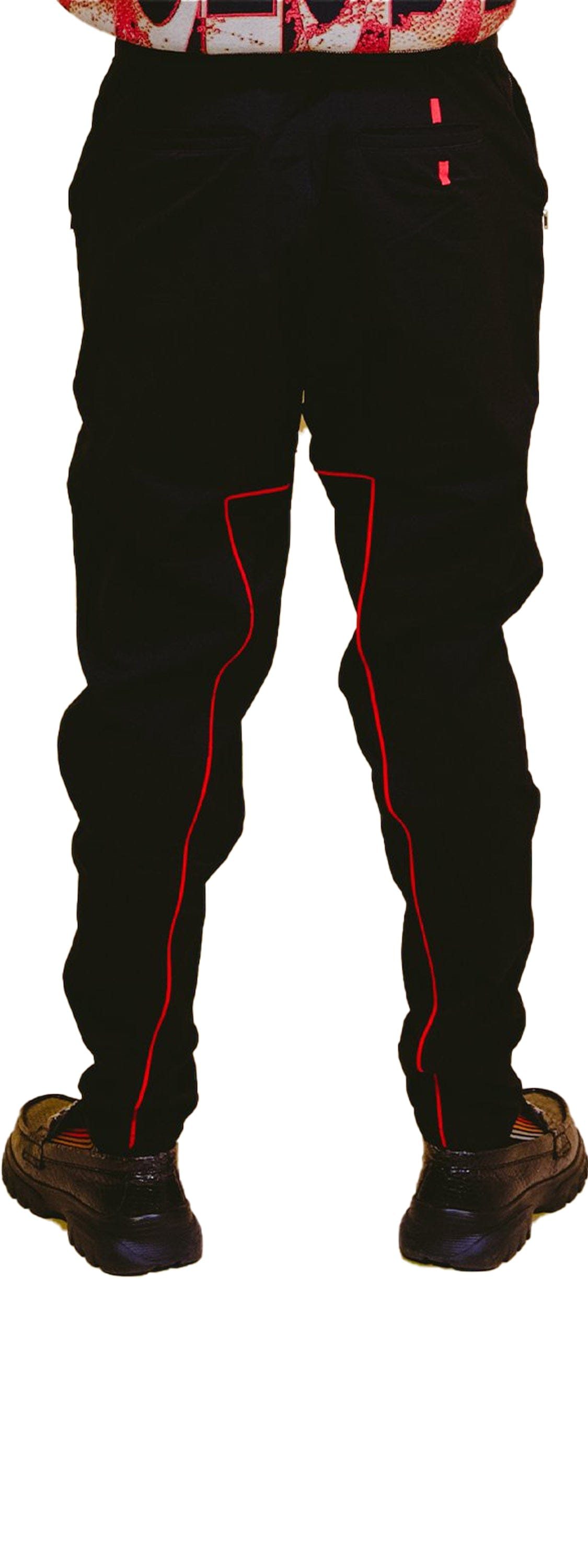 SOLAR BLACK NYLON PANTS