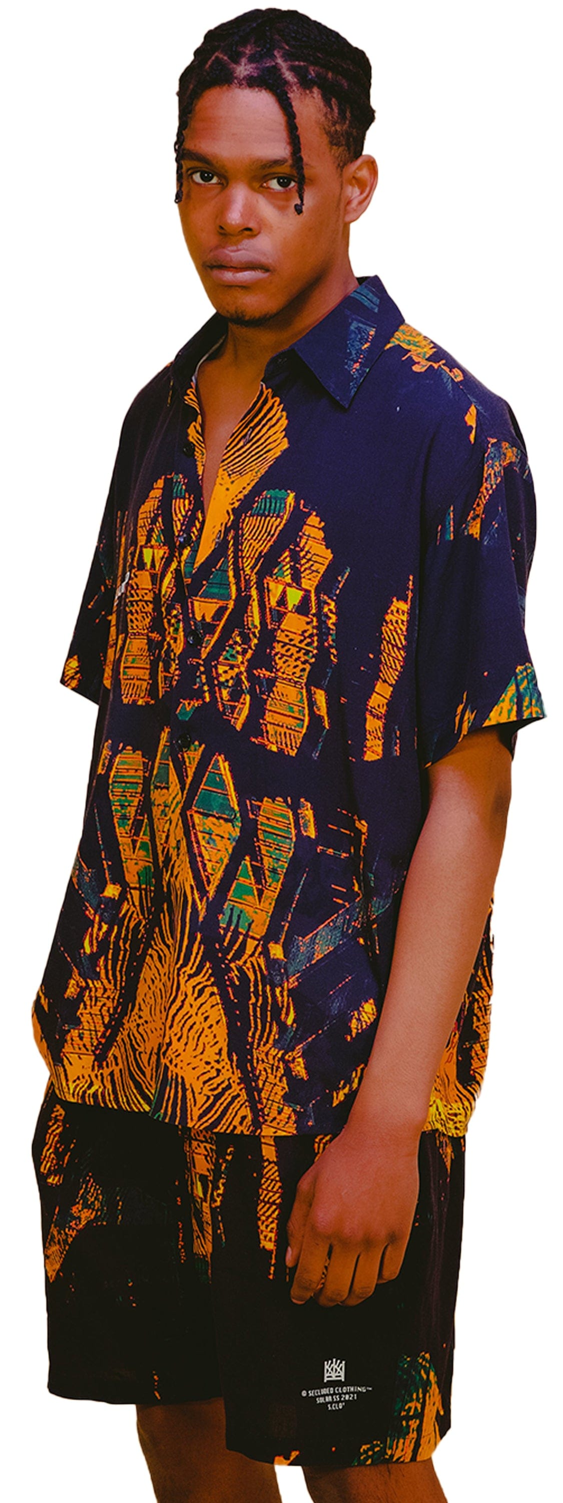 SOLAR GALAXY KENTE SHIRT
