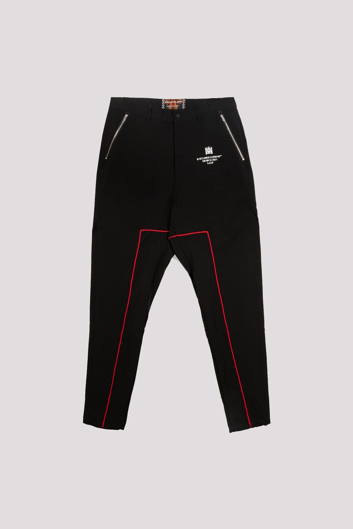 SOLAR BLACK NYLON PANTS