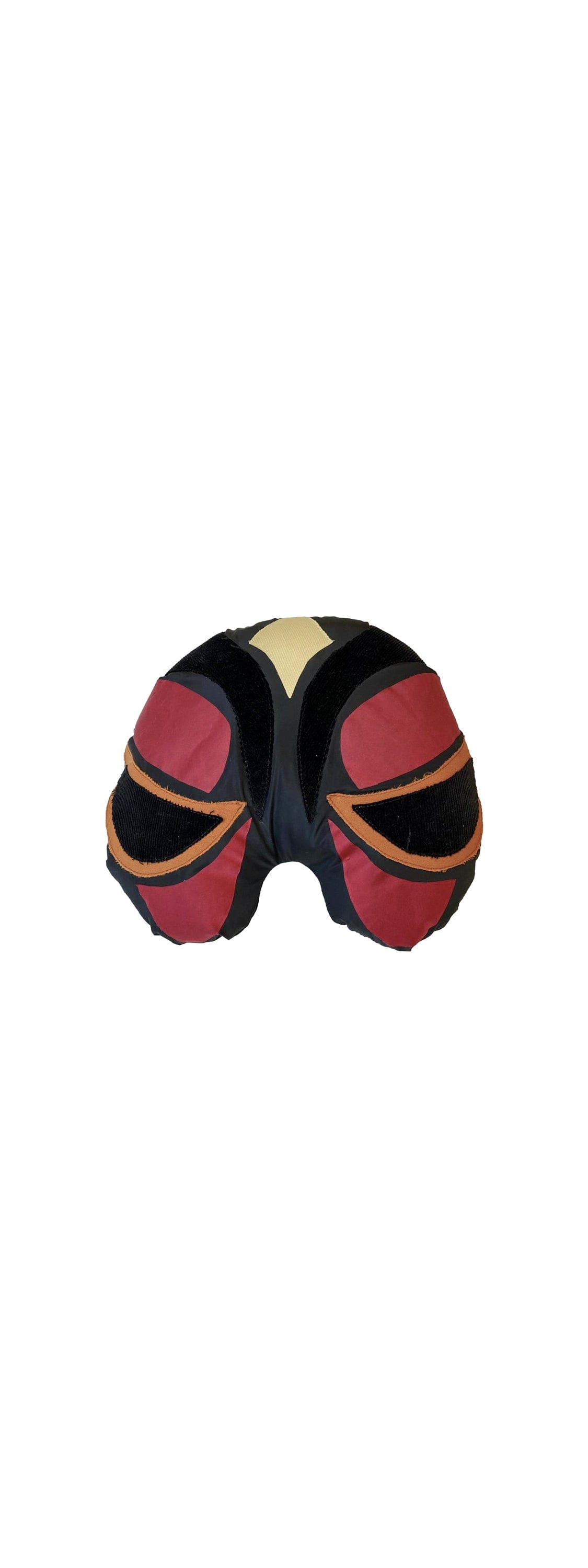SECLUDED RECONSTRUCT PILLOW RED BLACK