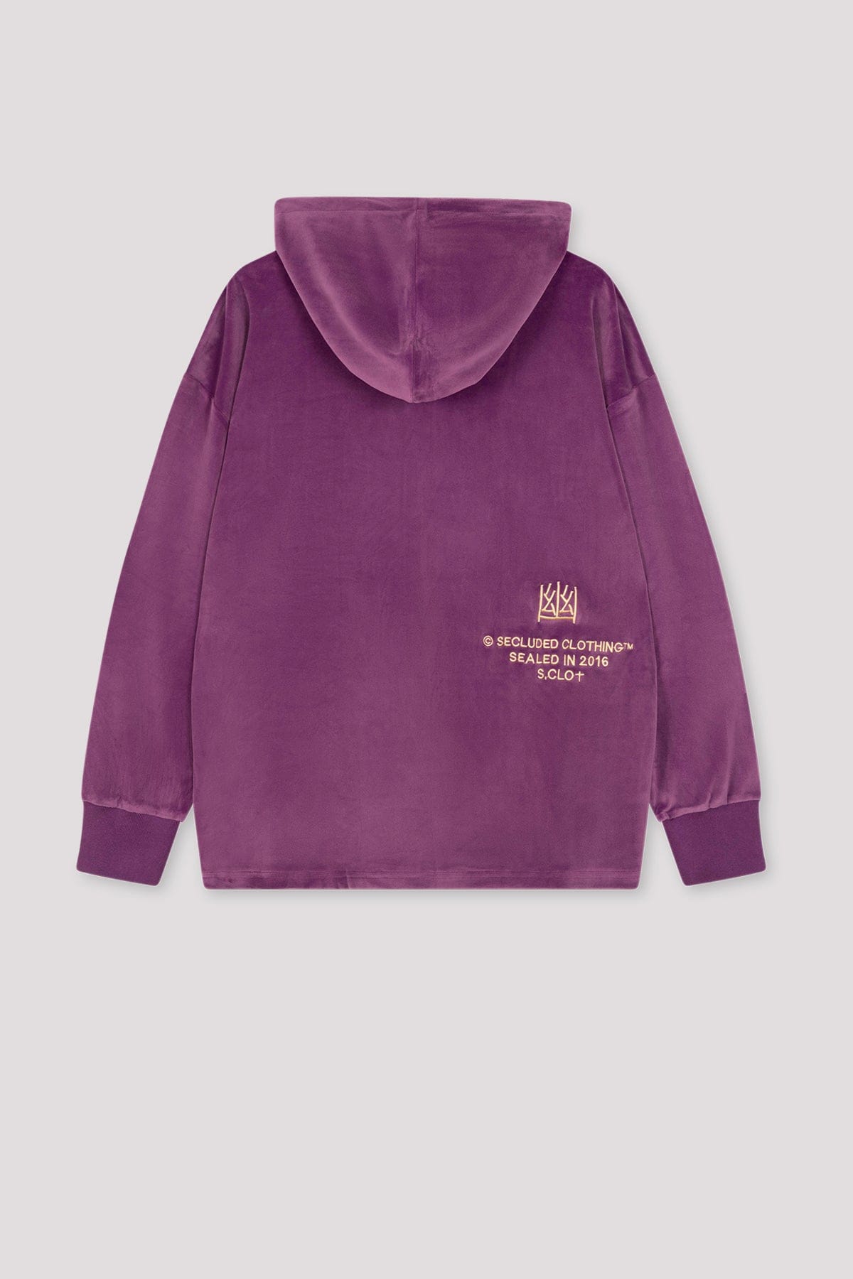 PANTHERA VELOUR PURPLE HOODIE