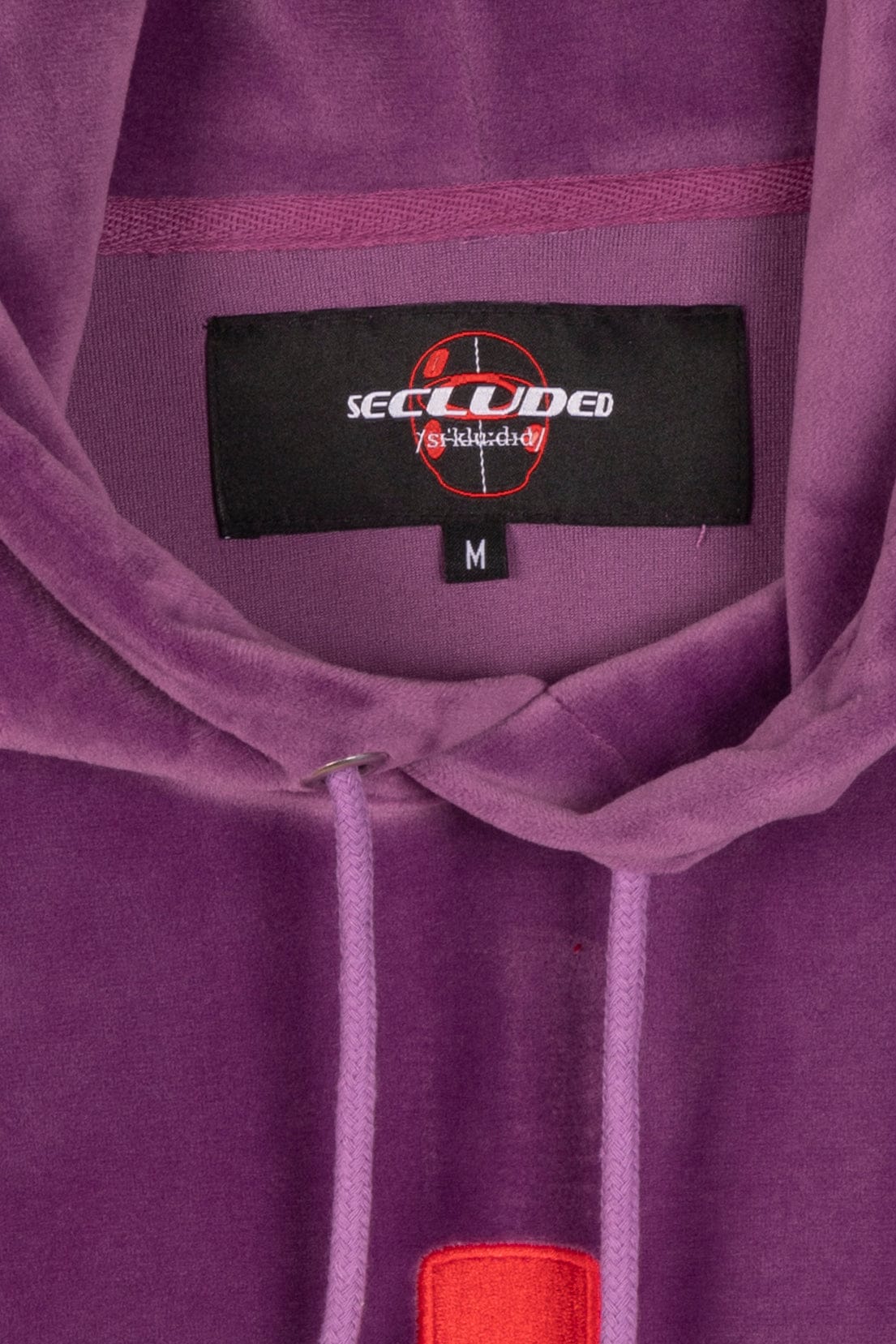 PANTHERA VELOUR PURPLE HOODIE