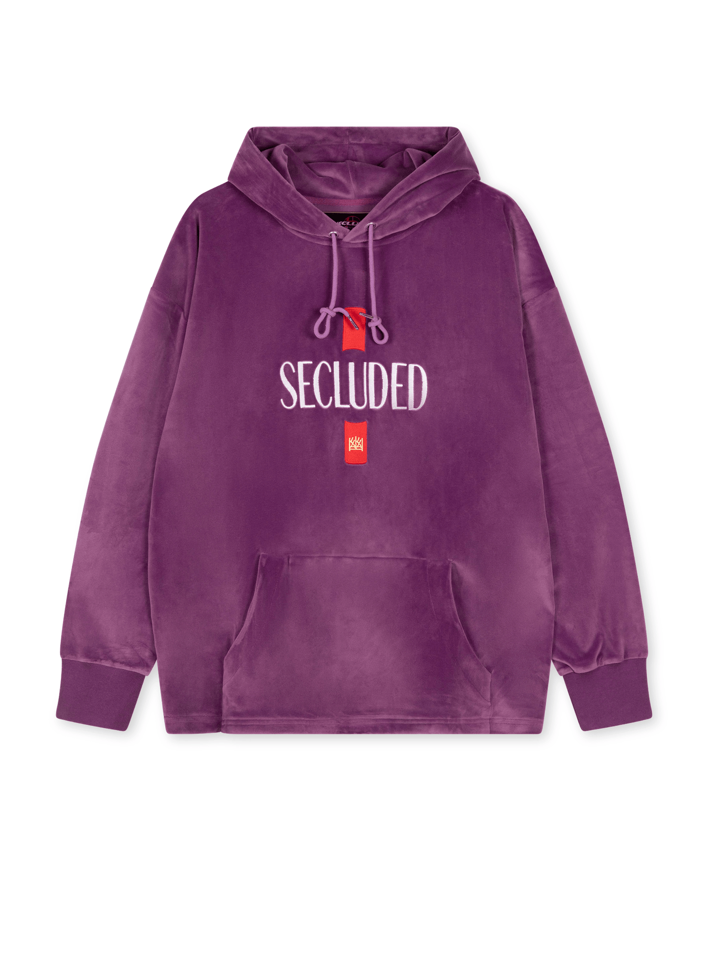 PANTHERA VELOUR PURPLE HOODIE
