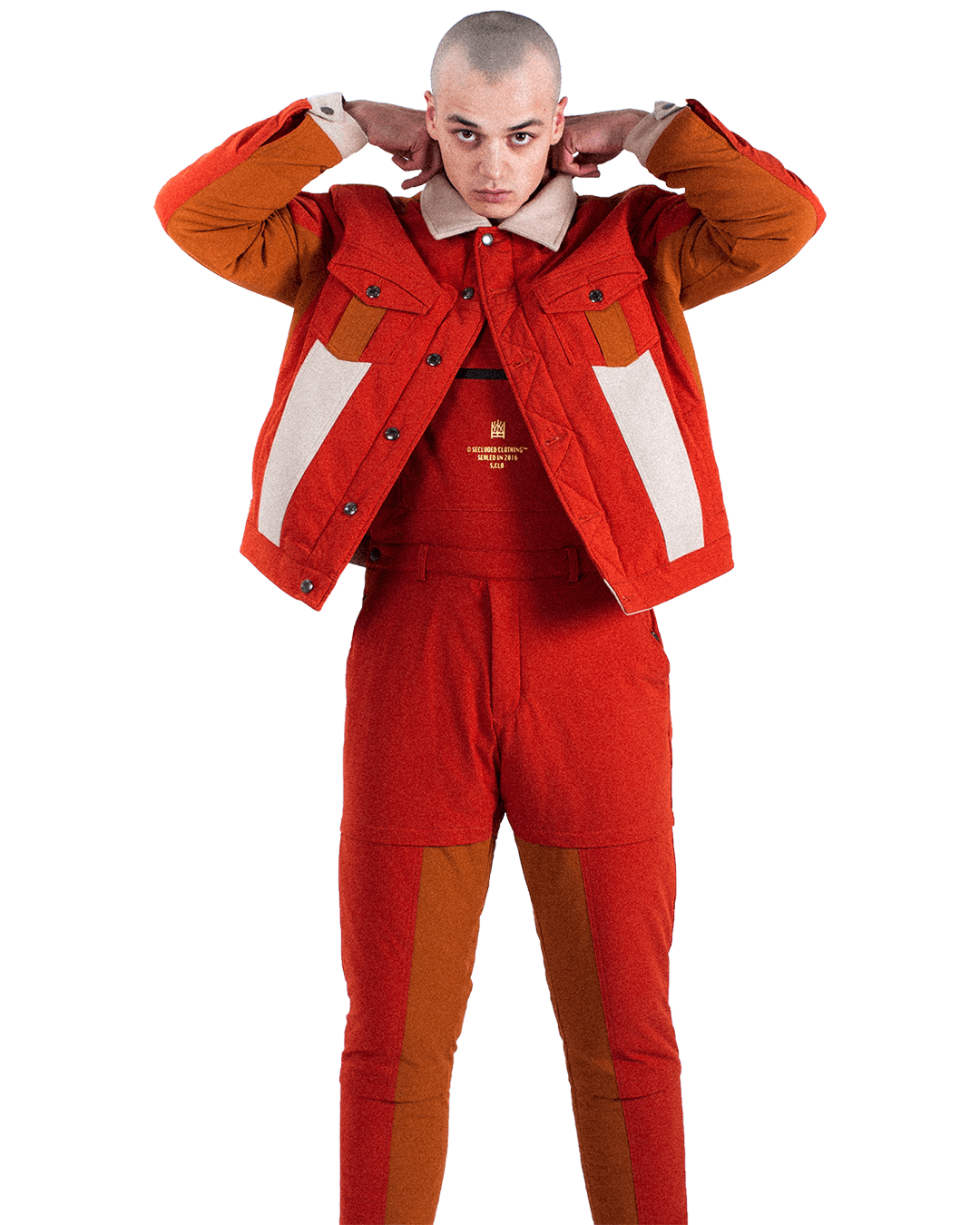 ORIGIN ORANGE NYLON OVERALL