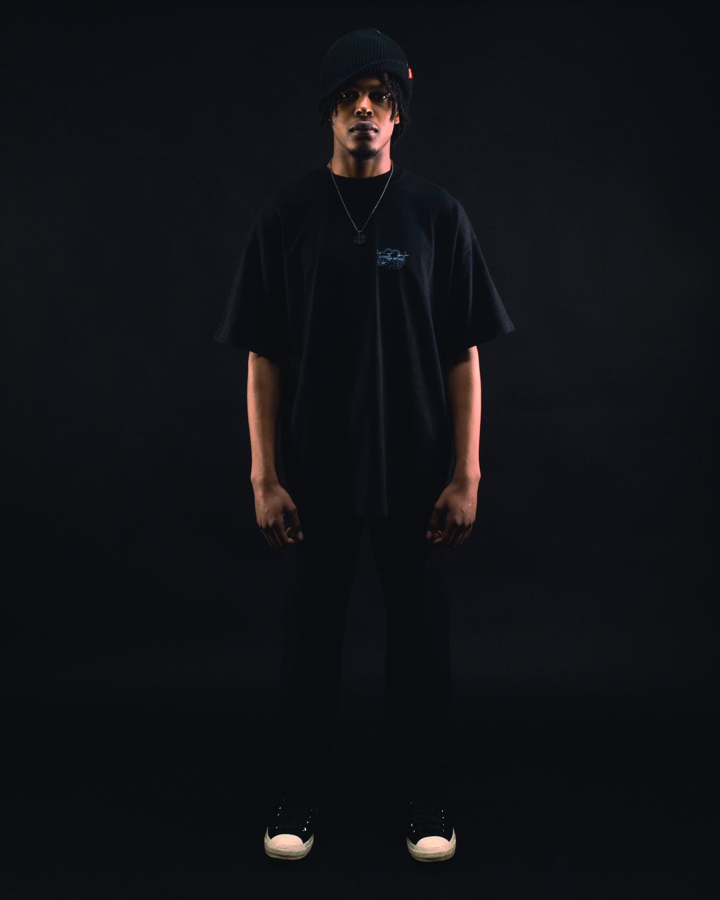 SECLUDED BLACK STORM TEE