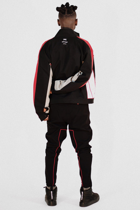 SOLAR ORIGIN BLACK ROADMAN TROUSERS 2.0
