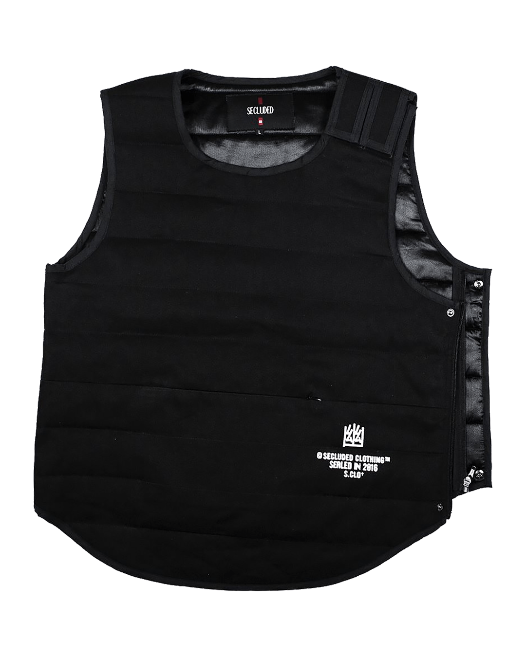 Secluded Yakuza Vest Black