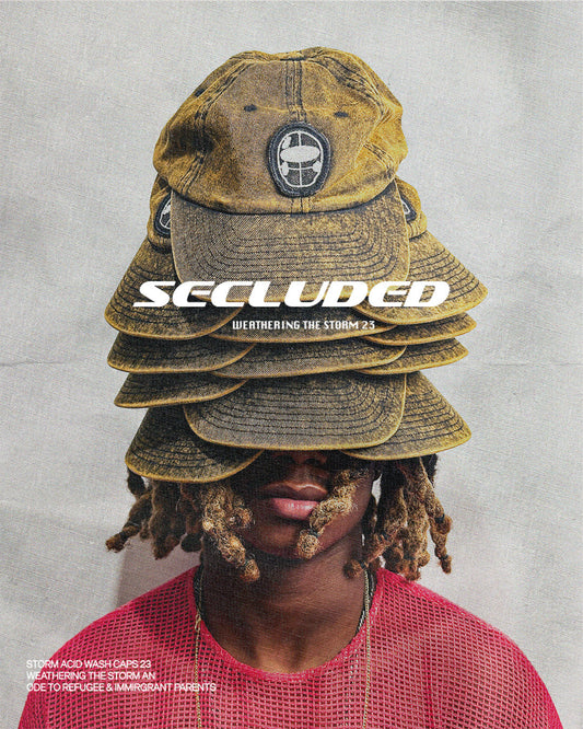 SECLUDED STACKED ACID WASH CAPS