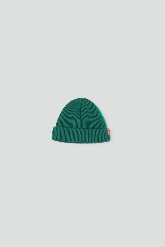 TWO TONE GREEN STORM BEANIE