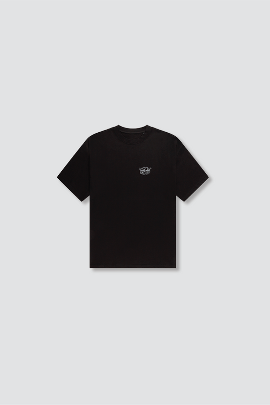 SECLUDED BLACK STORM TEE
