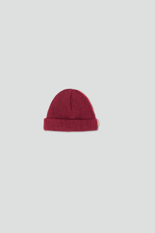 TWO TONE MAROON STORM BEANIE