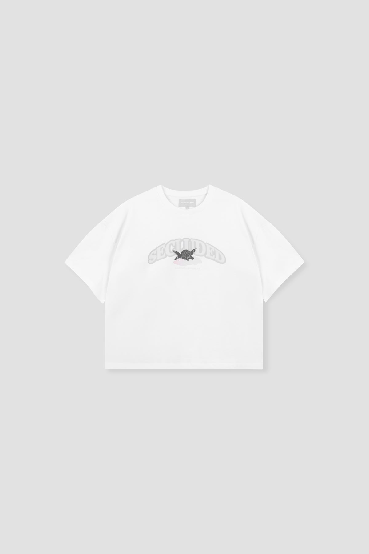 SECLUDED.LAB DREADED CUPID WHITE TEE