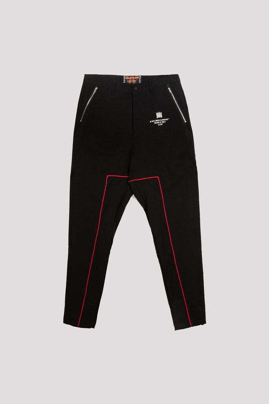 SOLAR BLACK NYLON PANTS