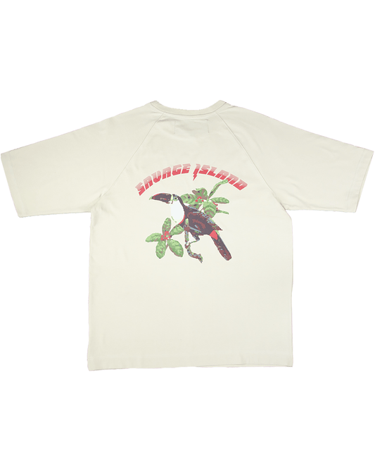 Secluded Savage Island Beige Tee