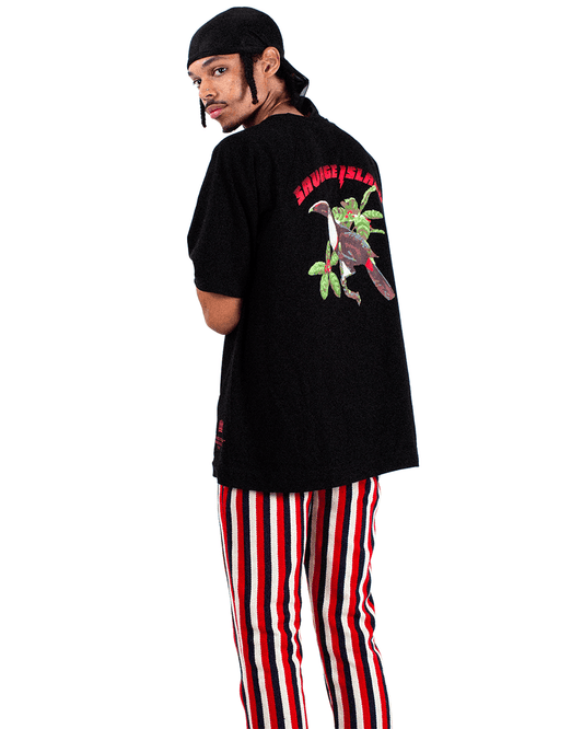 Secluded Savage Island Black Tee